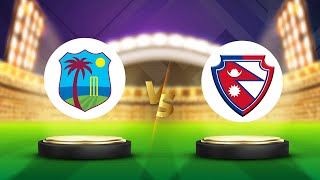 Nepal vs West Indies cricket live || Cricket association of Nepal || Worldcup