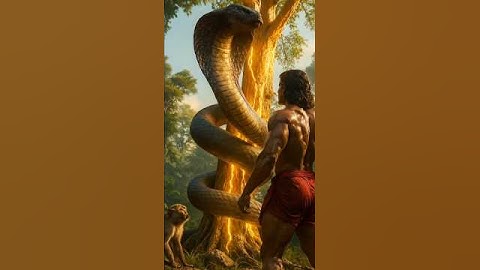 The Man, The Monkey & The Golden Tree | A Magical Story With a Twist 🐒🌳🐍✨ #ai