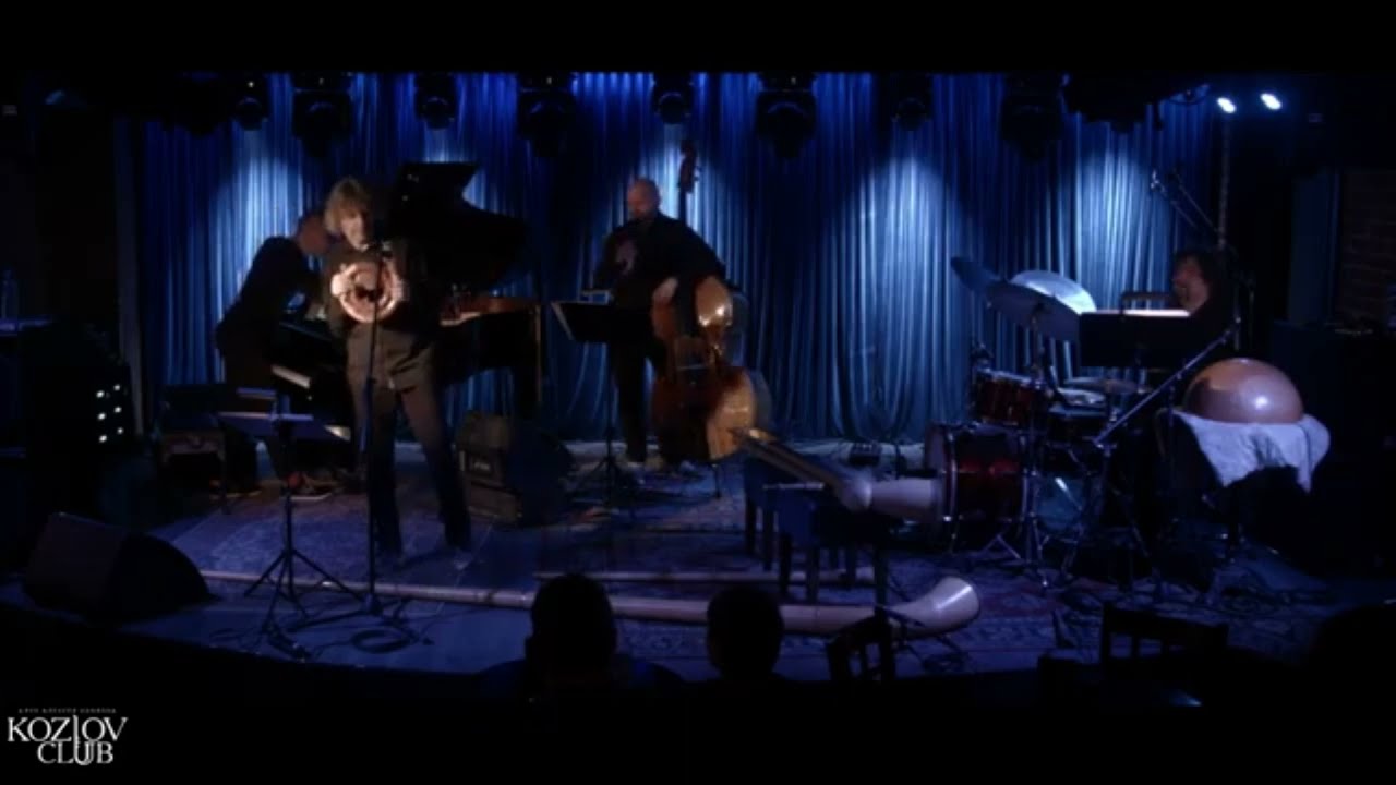 Arkady Shilkloper's "Wooden Quartet" at the Moscow Alexey Kozlov Club on May 2, 2021. "Orange Blues"