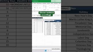How to Create a Deadline Tracker in Excel | Track Tasks & Due Dates Fast #excel #exceltips