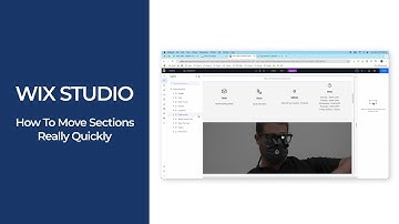 Wix Studio | How to Move Sections Really Quickly