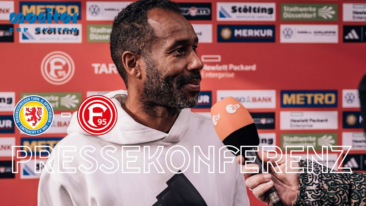 PRESSEKONFERENZ - Eintracht Braunschweig vs. Fortuna Düsseldorf - 2023/24 - Thioune vor #EBSF95