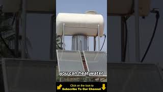 Build Your Own Solar Water Heater in 3 Steps!