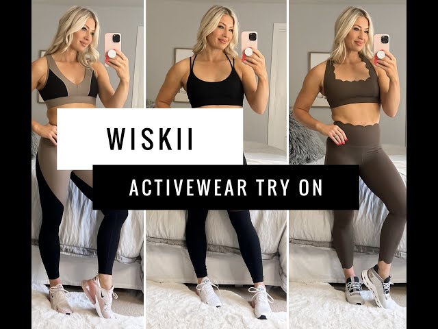 WISKII Activewear Try On - WISKII Try On - Activewear Haul 2023 