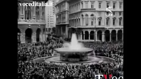 Italy War Declaration - Mussolini - English Subtitles