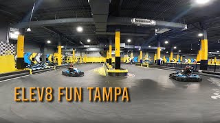 Indoor EV Go-Kart Racing | Elev8 Fun | Tampa, FL | POV