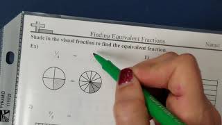 Finding Equivalent Fractions