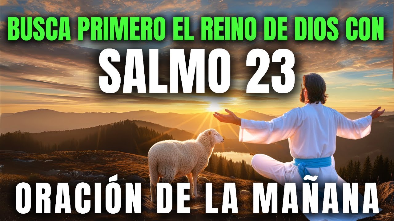 Oración Poderosa de La Mañana | Comienza tu Día con SALMO 23 - YouTube