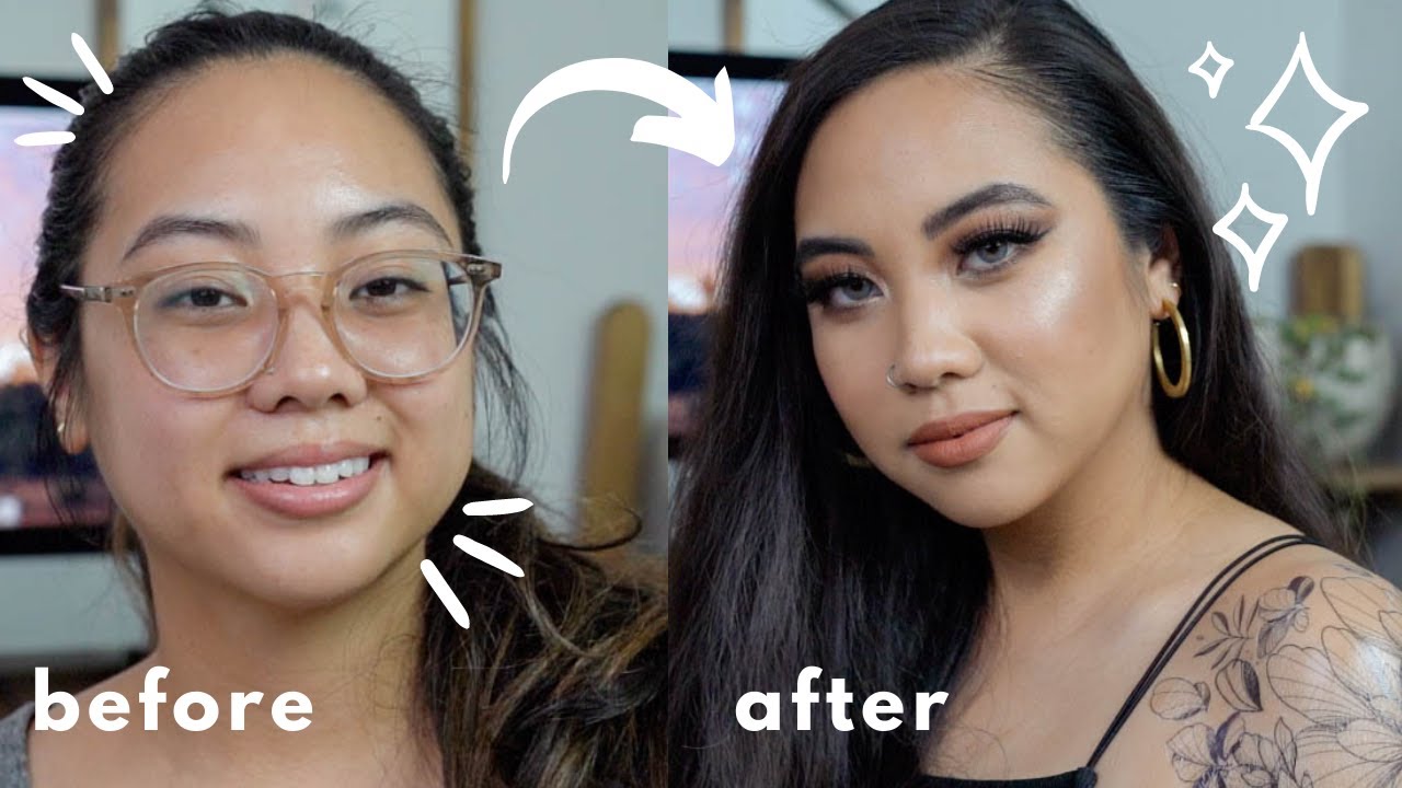 Average Asian Girl to ABG BADDIE Makeup Transformation | ASIAN BABY GIRL