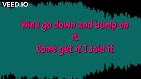 Opal  I said it Pon de Edge Lyrics