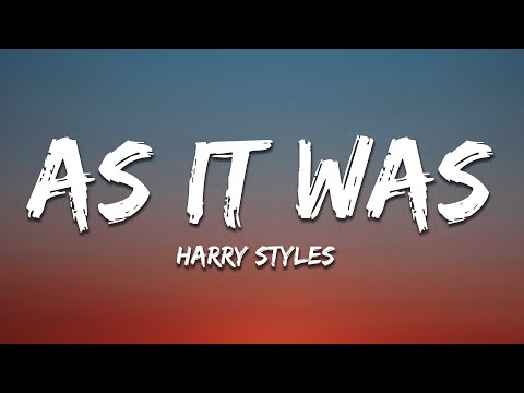 Harry Styles - As It Was (Lyrics)