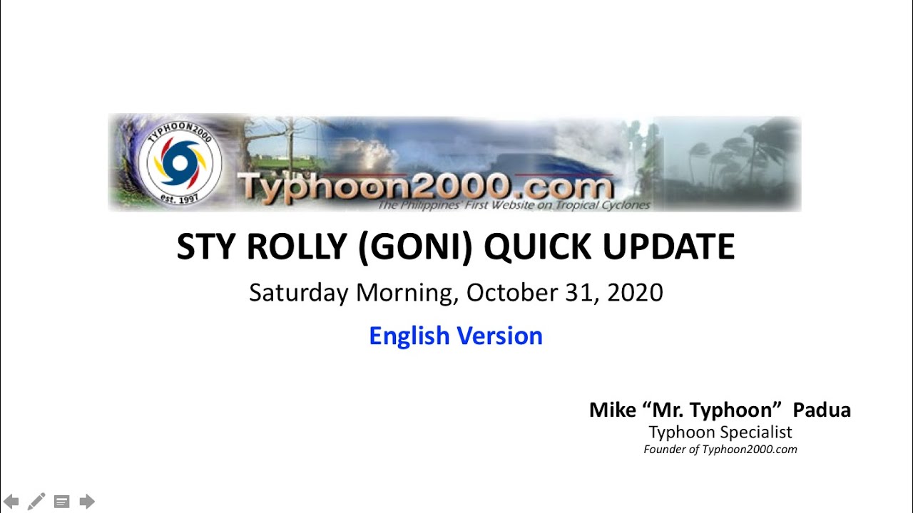 STY ROLLY (GONI) Quick Update for Saturday, Oct 31, 2020 (English Ver ...