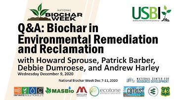 Q&A Session: Biochar in Environmental Remediation and Reclamation