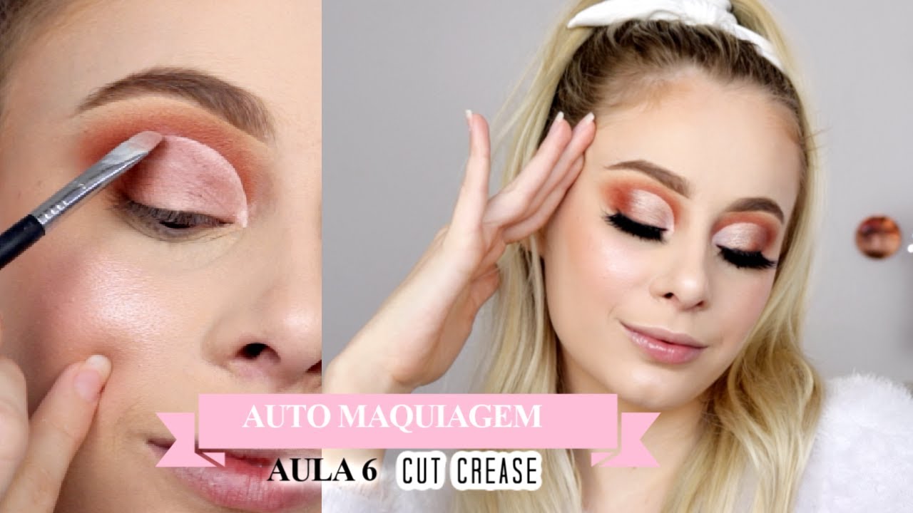 CURSO DE AUTO MAQUIAGEM Técnica Cut Crease - AULA 6