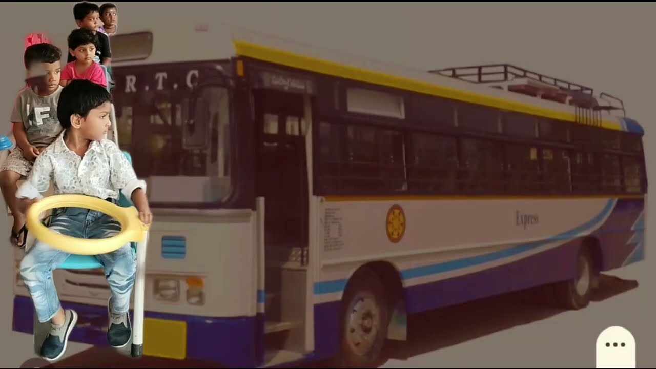 A Skit by kids by showing  good manners in Bus..