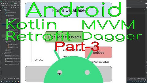 Android app using Retrofit, Dagger, Room, Kotlin & MVVM Part-3