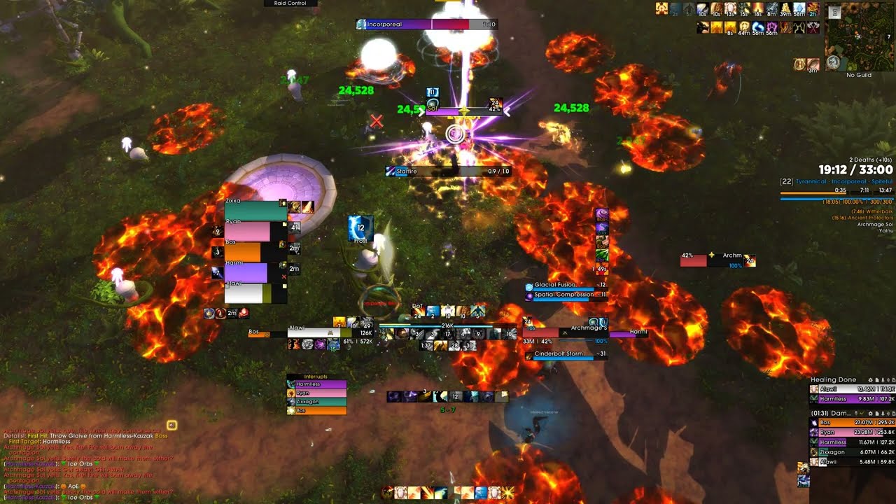 Discipline Priest Healing POV The Everbloom  Mythic +22 | Tyrannical Incorporeal Spiteful S3