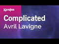 Complicated  avril lavigne  karaoke version  karafun