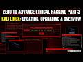 Zero to Advance Ethical HAcking Part 3 Kali Linux updating , upgrading and overview