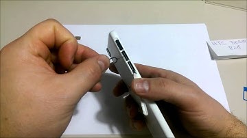 How to insert SIM and micro SD cards  into HTC DESIRE 530