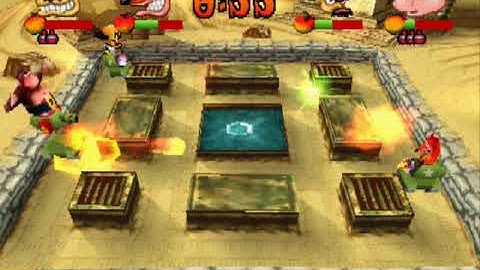 Crash Bash  Desert Fox Tank Wars Multiplayer Gameplay!!!