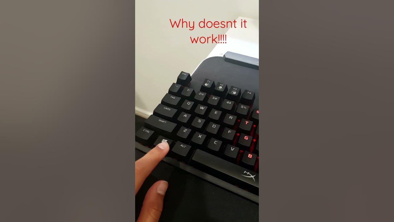 My windows button doesnt work youtube