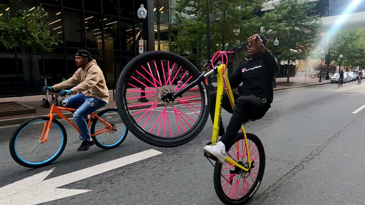 Charlotte NC Bikelife Rideout on Pedal Bikes - YouTube