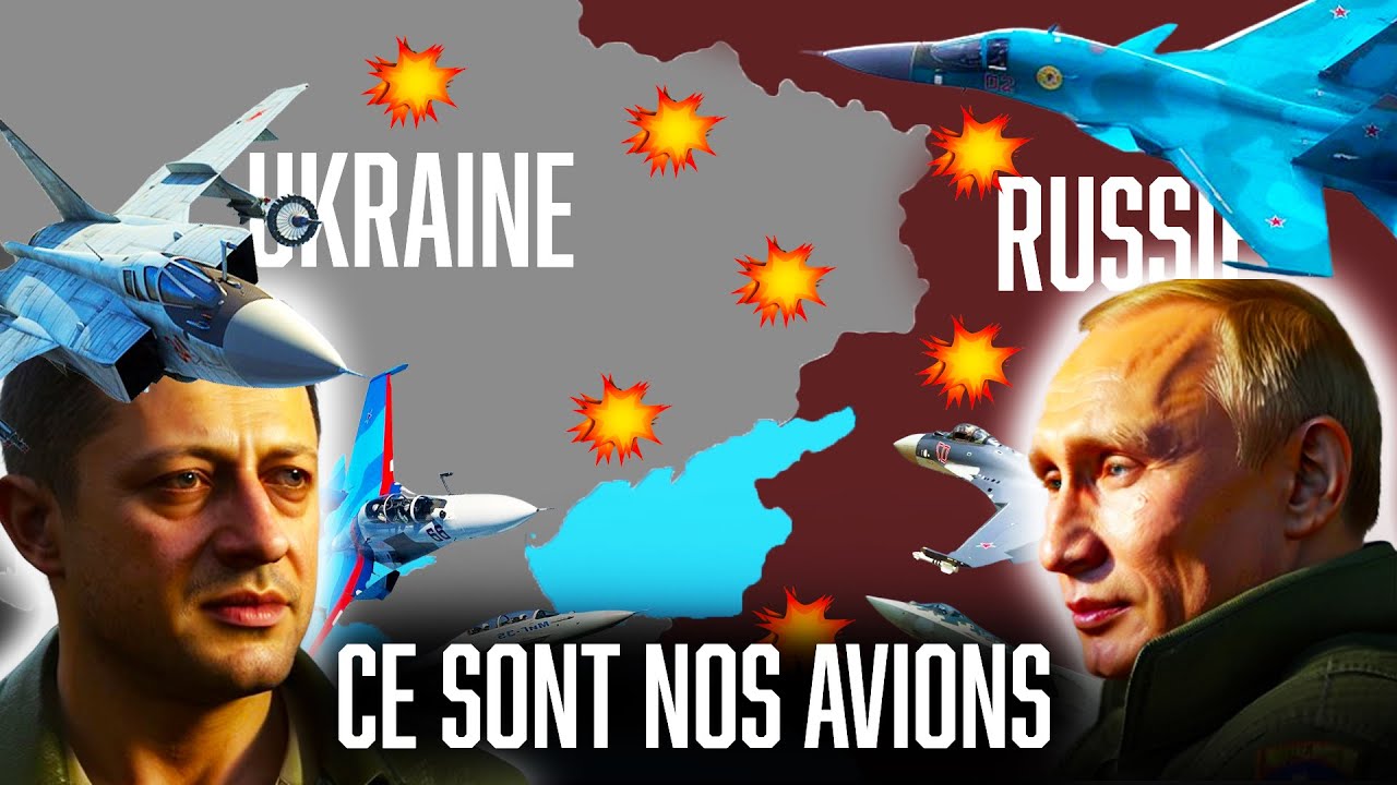 CHOQUANT  LUkraine tire sur la Russie avec ses propres avions de guerre 