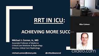 CRRT in the ICU: Strategies for Getting to Success