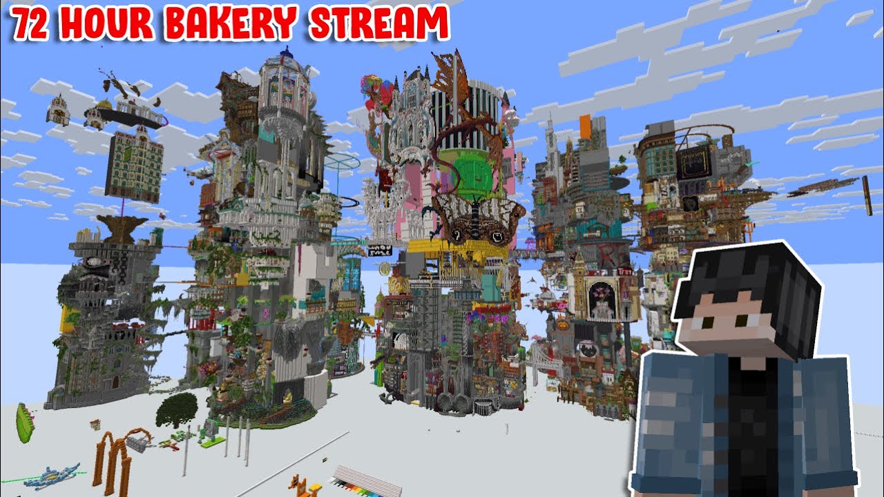 Day 2 of the 72 Hour Bakery Event with the Lime Team! - Minecraft