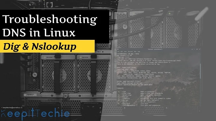 Dig/Nslookup | Troubleshoot DNS in Linux