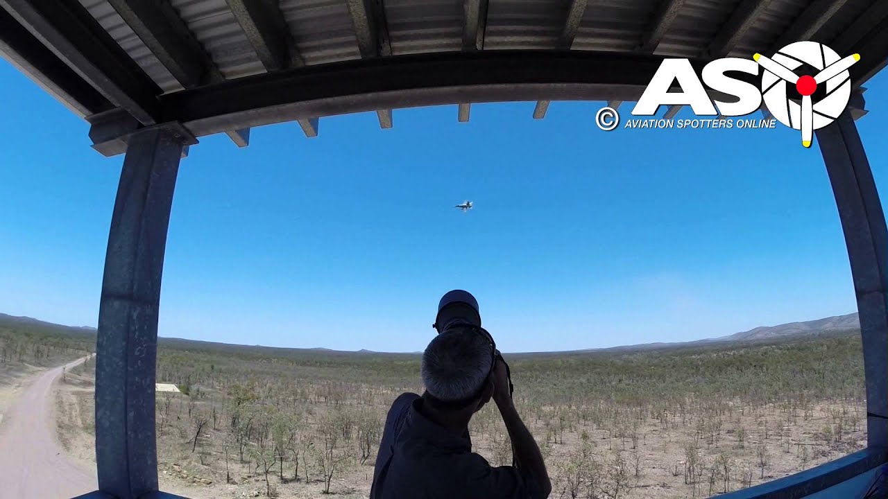 FA 18A Hornet pass out on the range