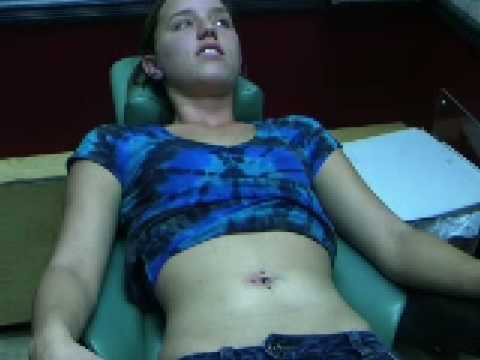 2 Side Navel Piercings on Kelly at Spear Me 09 02 24