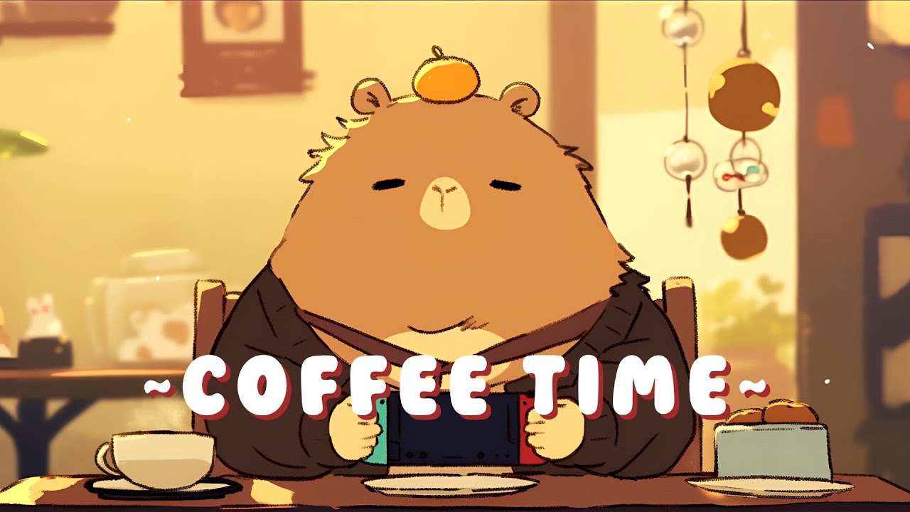 Capybara Beats Radio - Calming Beats & Melodies ~ Tranquil Mood ~ 📚 🎵