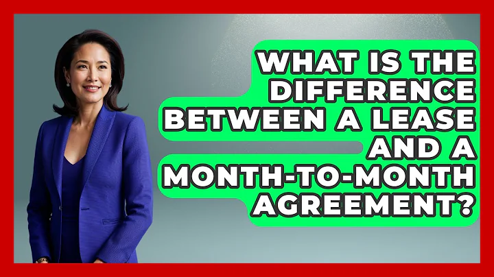 What Is The Difference Between A Lease And A Month-to-Month Agreement? - Consumer Laws For You