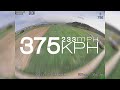 High speed fpv drone  375kmh  233mph
