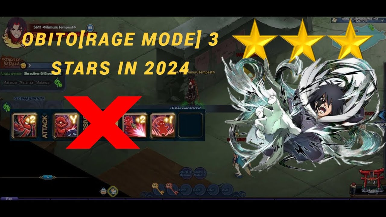 Naruto Online | OBITO[RAGE MODE] 3 STAR in 2024 | Latam - YouTube