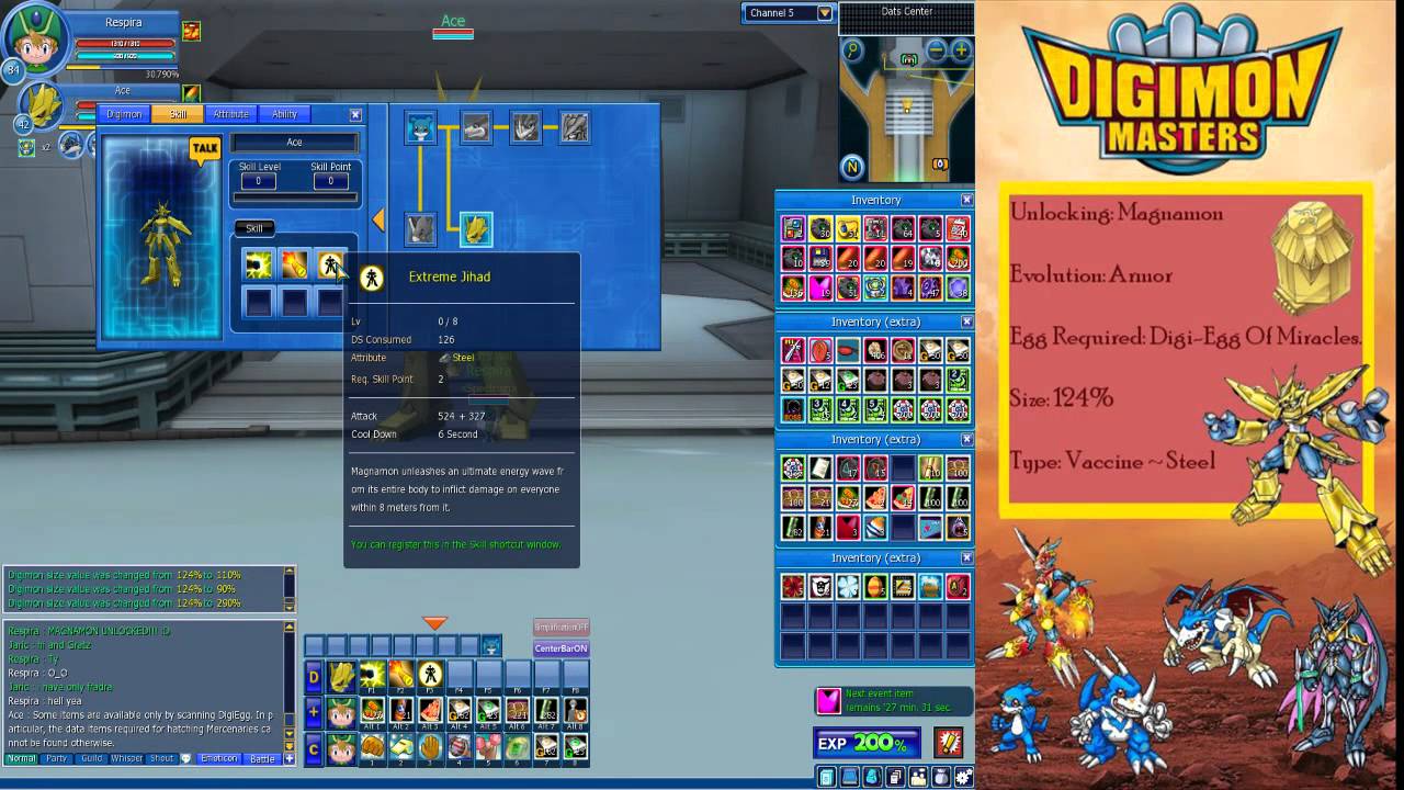 Digimon Masters - DMOPS (Emulator + Guide v622)