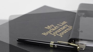 My Bucket List Journey Journal-Planner Video