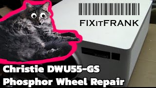 Christie DWU555-GS Laser DLP Projector | New Phosphor Wheel