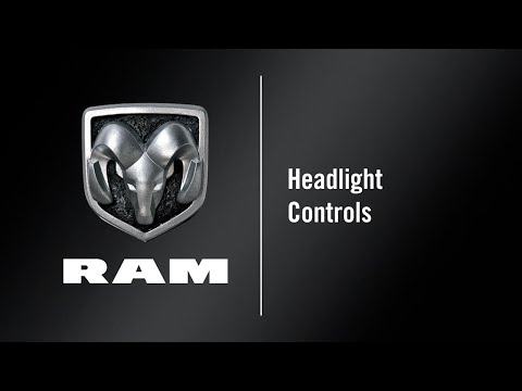 Headlight Control Switch | How To | 2021 Ram Chassis Cab