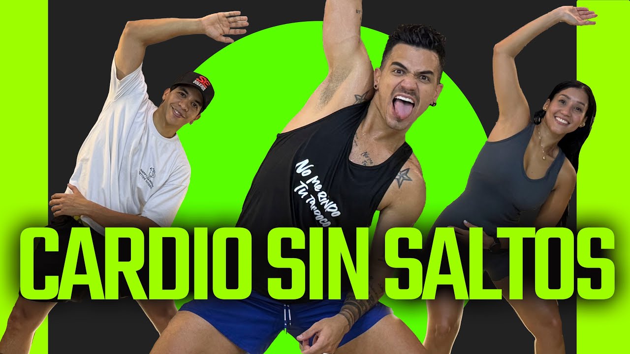 RUTINA DE CARDIO PARA ADELGAZAR TODO EL CUERPO | CARDIO QUEMAGRASA SIN SALTOS | CARDIO ABDOMEN