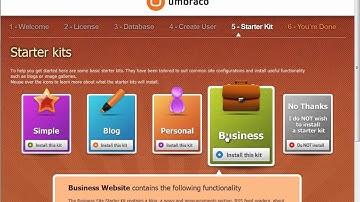 Installing Umbraco