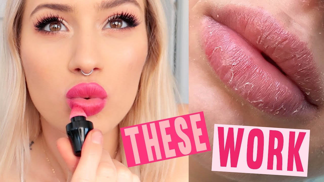 5 Lipsticks for CHAPPED LIPS - YouTube