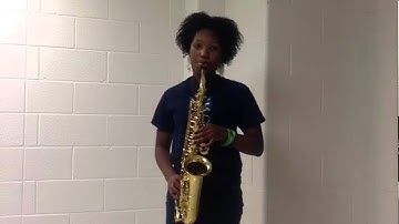 Alto Saxophone:Concert Db Scale