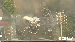 LAPD Fireworks Detonation Fail
