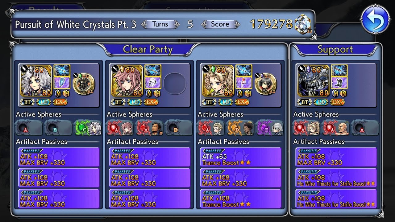 DFFOO GL - Desch Lost Chapter - LUFENIA Death by Hubris