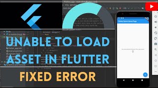 Flutter assets error Problem Solved [flutter] Error Fix