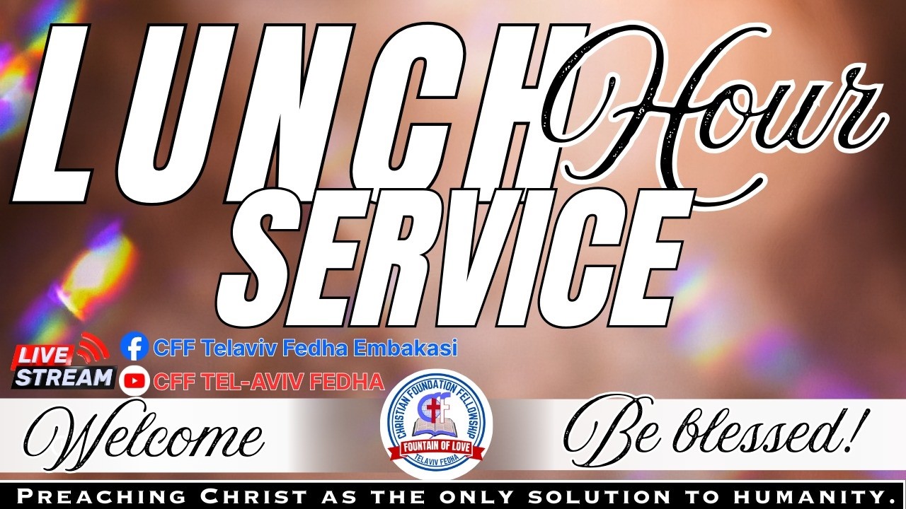 BECOMING TOO BUSY FOR GOD || LUNCH HOUR SERVICE || 5th March 2026 || Pst. Mwaura John