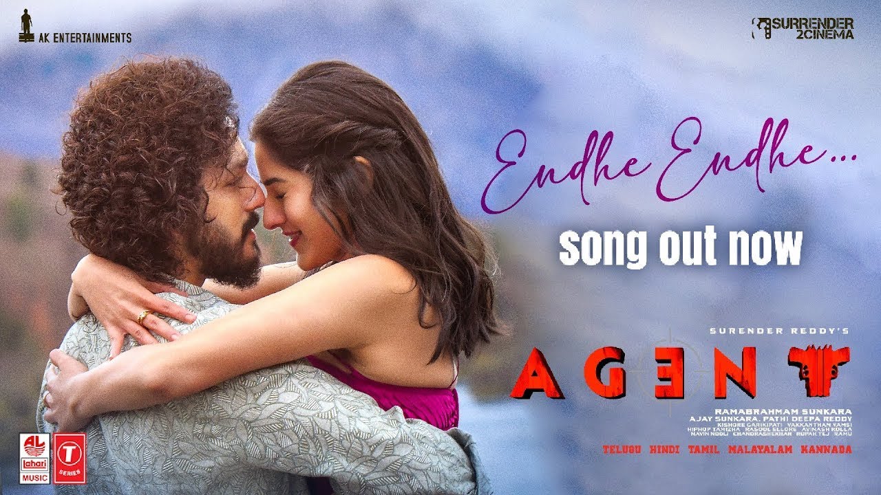 Endhe Endhe - Lyrical | Agent | Akhil Akkineni, Sakshi Vaidya | Surender Reddy | Hiphop Tamizha